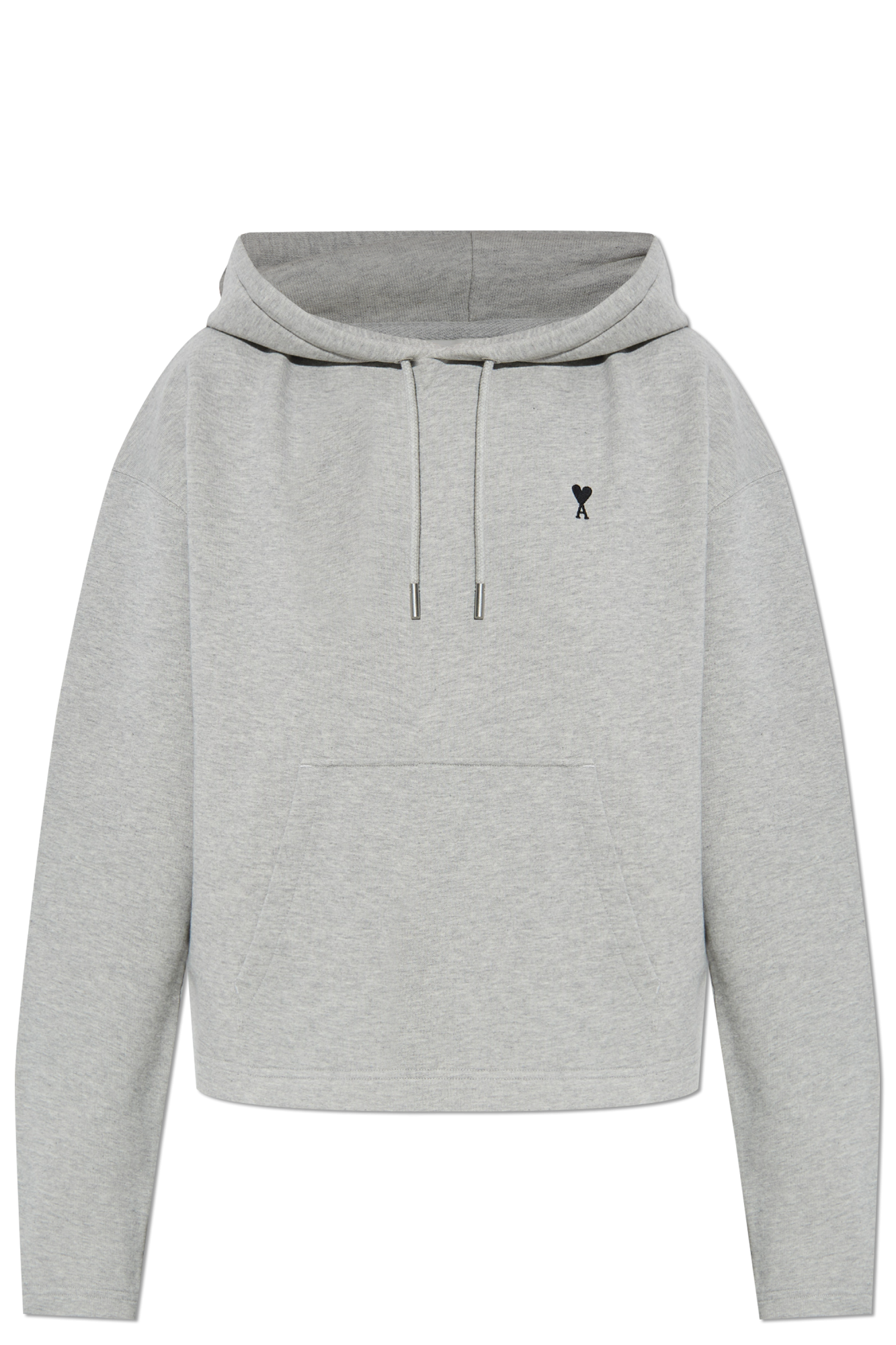 Grey Sweatshirt with logo Ami Alexandre Mattiussi - Vitkac